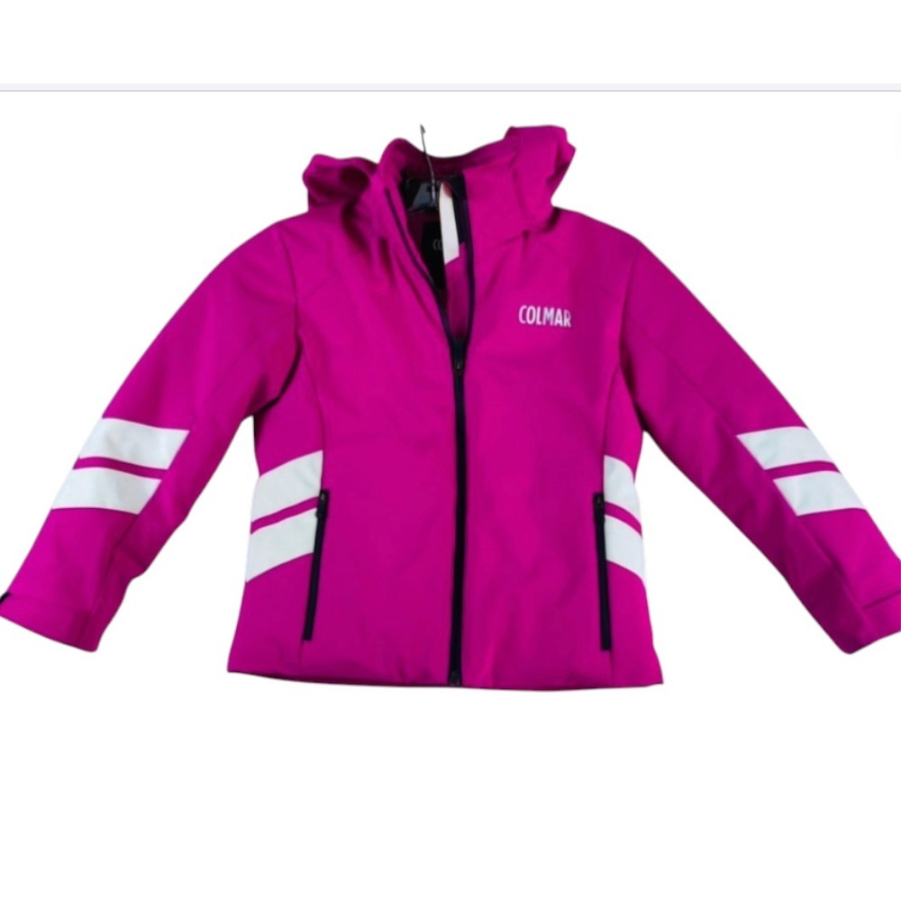 Colmar Ski Jacket Kids Sz 8Y Hot Pink Insulated Snowboard Winter MSRP $256